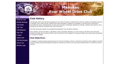 Desktop Screenshot of manukau4wd.org.nz
