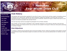 Tablet Screenshot of manukau4wd.org.nz